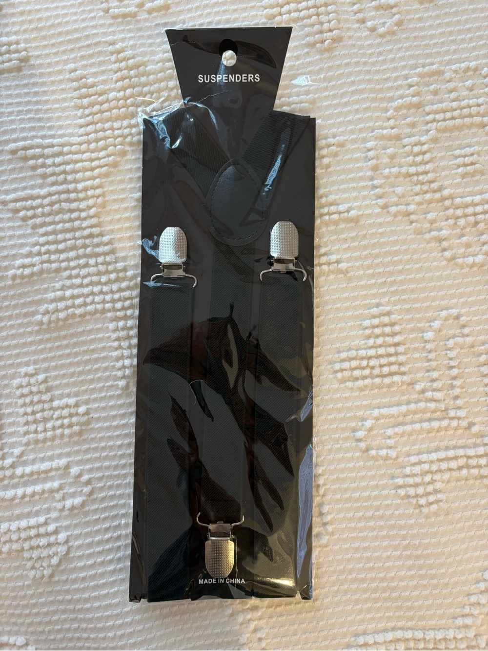 Classic Black Men's Clip-On Suspenders - Man of Men